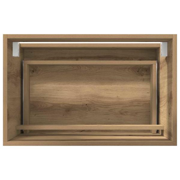 2-teiliges Badezimmermöbel Set Artisan Oak Holzwerkstoff