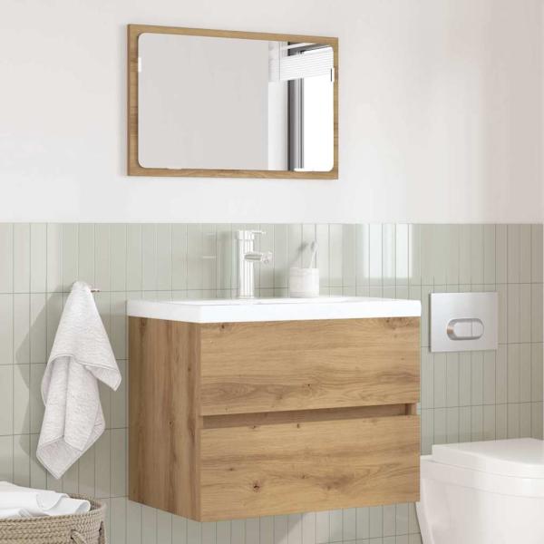 2-teiliges Badezimmermöbel Set Artisan Oak Holzwerkstoff