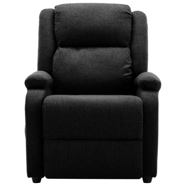 Massagesessel Elektrisch Schwarz Stoff