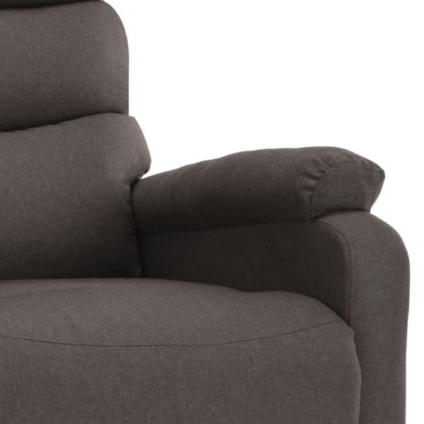 Massagesessel Elektrisch Taupe Stoff