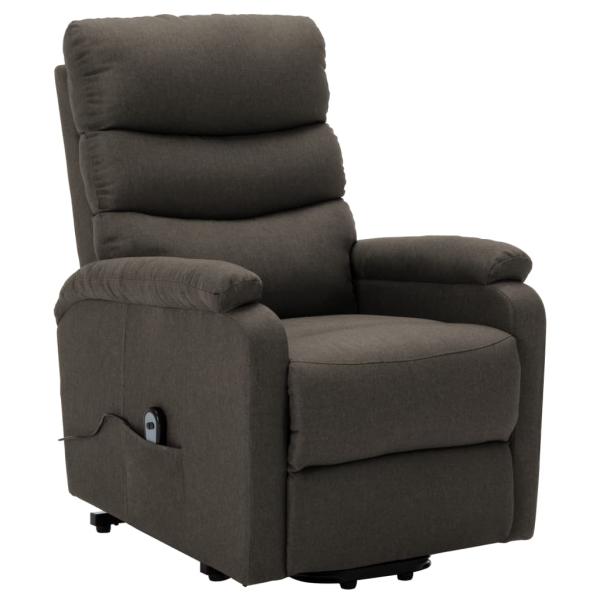 Aufstehsessel Taupe Stoff