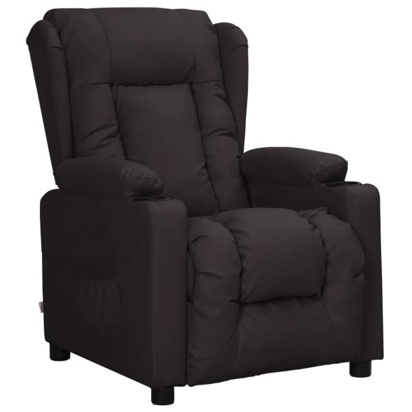 ARDEBO.de - Relaxsessel Schwarz Kunstleder