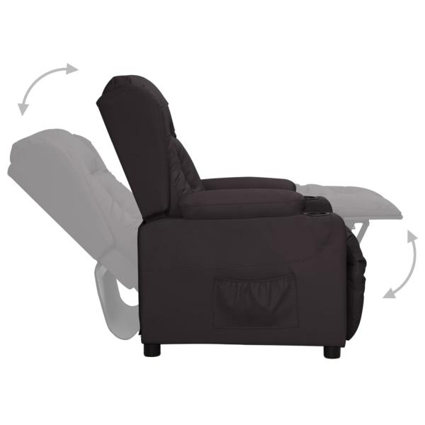 Relaxsessel Schwarz Kunstleder
