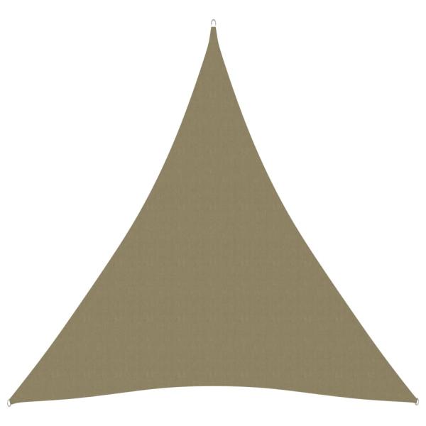 Sonnensegel Oxford-Gewebe Dreieckig 5x7x7 m Beige