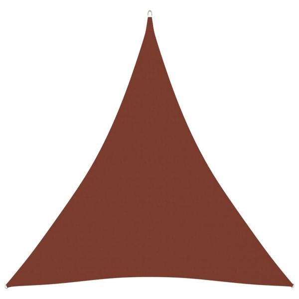 Sonnensegel Oxford-Gewebe Dreieckig 3x3x3 m Terrakotta-Rot