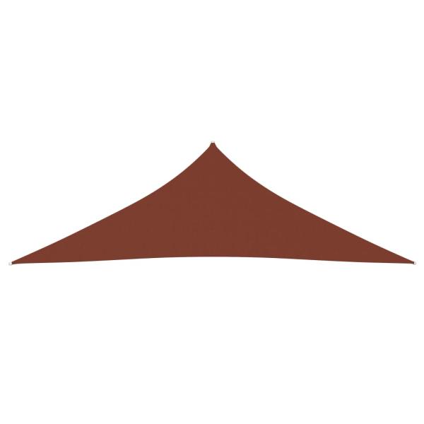 Sonnensegel Oxford-Gewebe Dreieckig 3x3x4,24 m Terrakotta-Rot