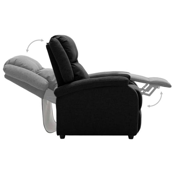 Relaxsessel Elektrisch Schwarz Stoff