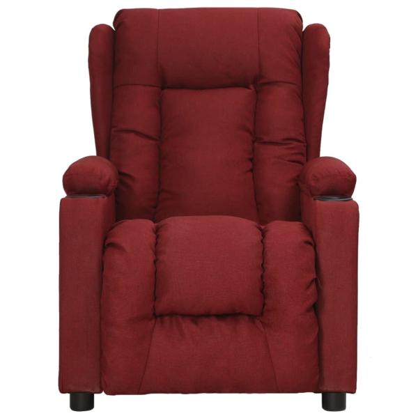 ARDEBO.de - Relaxsessel Weinrot Stoff