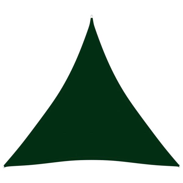 Sonnensegel Oxford-Gewebe Dreieckig 3,6x3,6x3,6 m Dunkelgrün