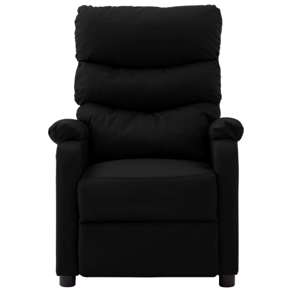Massagesessel Elektrisch Schwarz Kunstleder