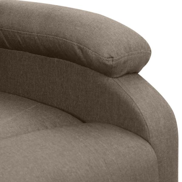 Aufstehsessel Taupe Stoff