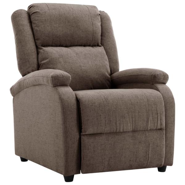 Relaxsessel Taupe Stoff