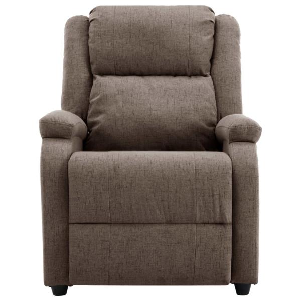 Relaxsessel Taupe Stoff