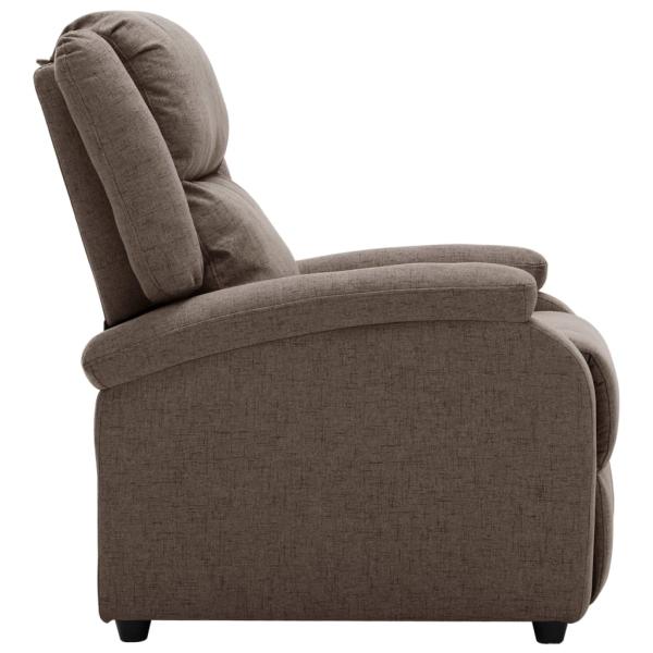 Relaxsessel Taupe Stoff