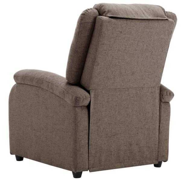 Relaxsessel Taupe Stoff
