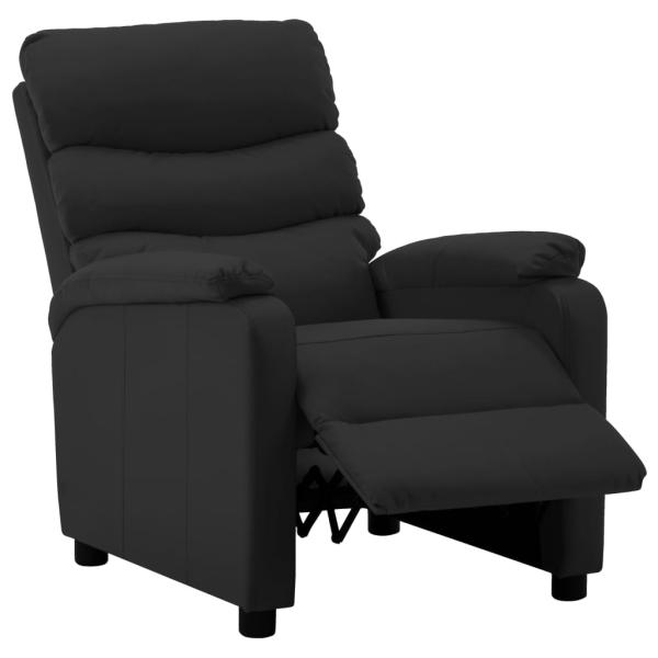 Relaxsessel Schwarz Kunstleder