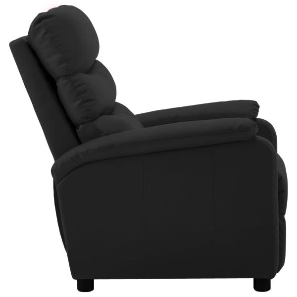 Relaxsessel Schwarz Kunstleder