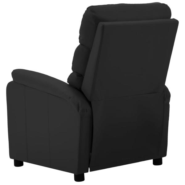 Relaxsessel Schwarz Kunstleder