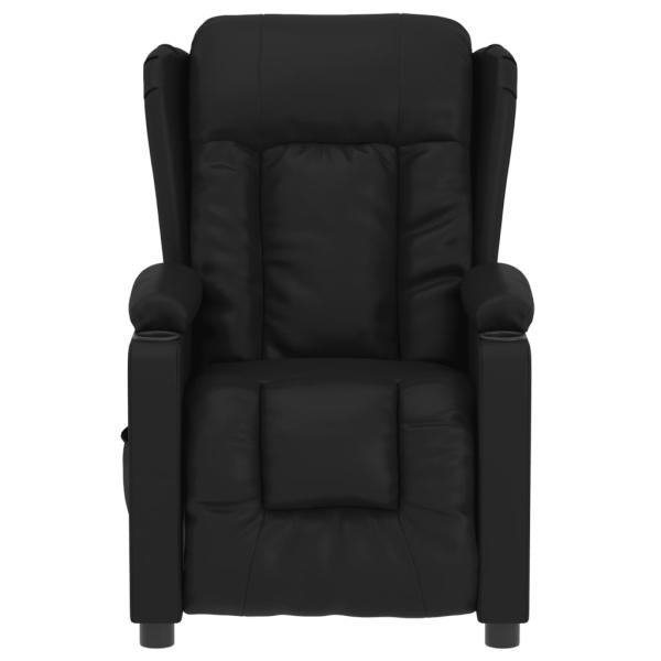 Relaxsessel Elektrisch Schwarz Kunstleder