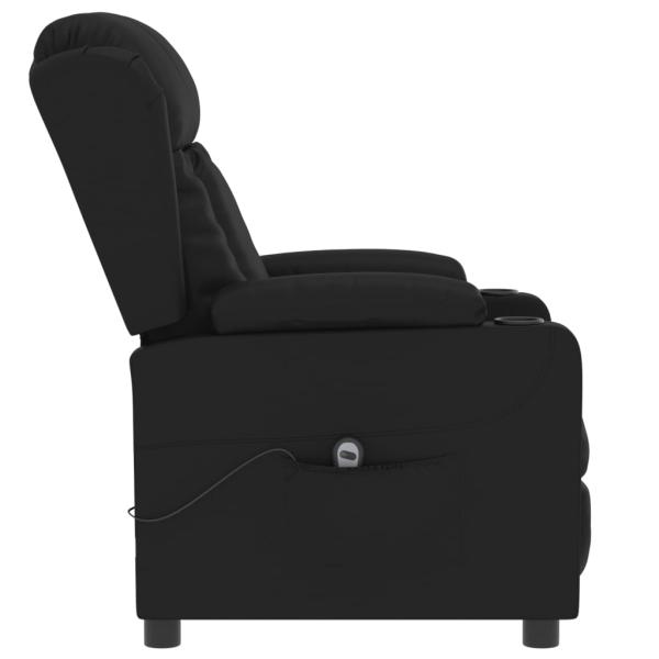 Relaxsessel Elektrisch Schwarz Kunstleder