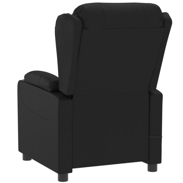 Relaxsessel Elektrisch Schwarz Kunstleder