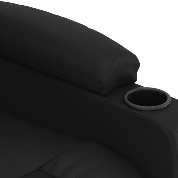 Relaxsessel Elektrisch Schwarz Kunstleder