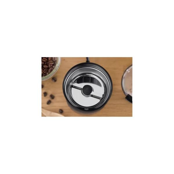 Bosch TSM6A013B Kaffeemühle, Edelstahl-Schlagmesser, 180W, schwarz