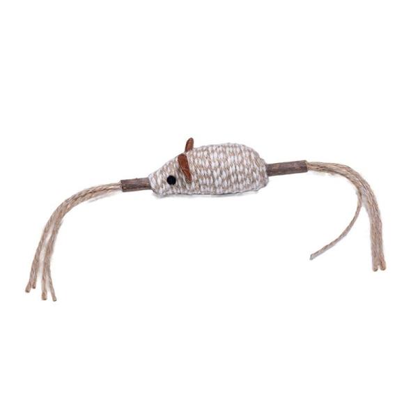 ARDEBO.de Quapas Cat Toy Mouse witth Feathers