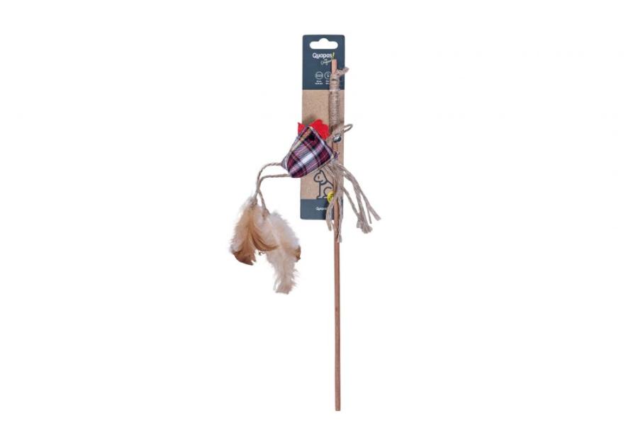 ARDEBO.de Quapas Cat Toy Fishing Rod Chicken