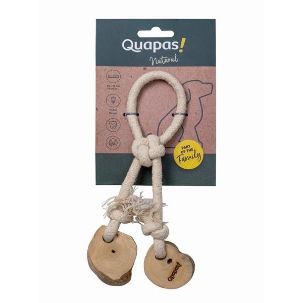 ARDEBO.de Quapas Dog Toy Coffeewood Bouncy