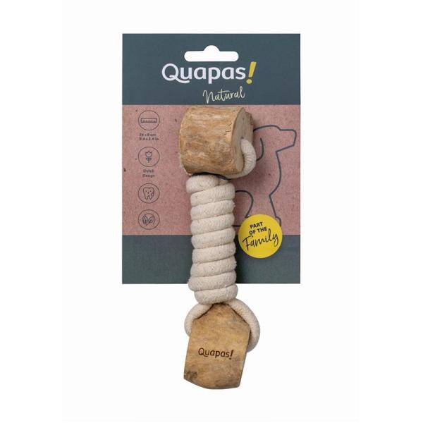 ARDEBO.de Quapas Dog Toy Coffeewood Twist