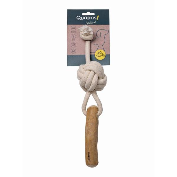 ARDEBO.de Quapas Dog Toy Coffeewood Shoot