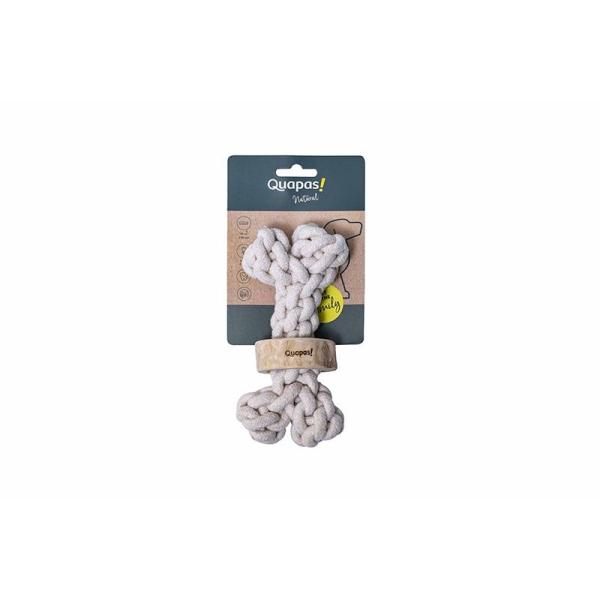ARDEBO.de Quapas Dog Toy Coffeewood Bone M