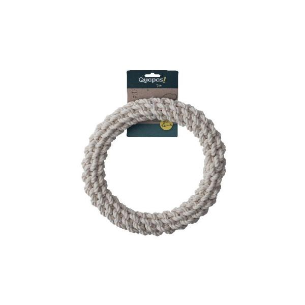 ARDEBO.de Quapas Dog Toy Rope Round Natural XL 40 cm
