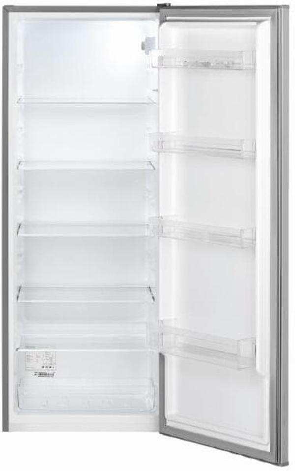 Bomann VS 7363 Vollraumkühlschrank, 54,5 cm breit, 242 L, LED Innenraumbeleuchtung, stufenlose Temperaturregelung, Edelstahloptik (773639)