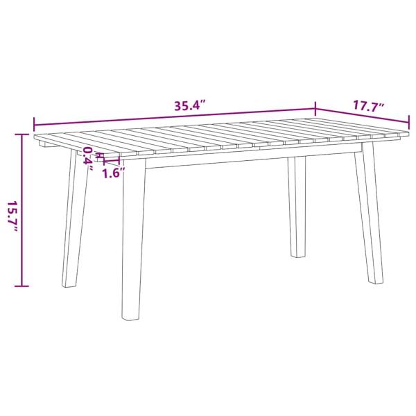 Gartenstühle mit Tisch 5 Stück Schwarz Akazienholz