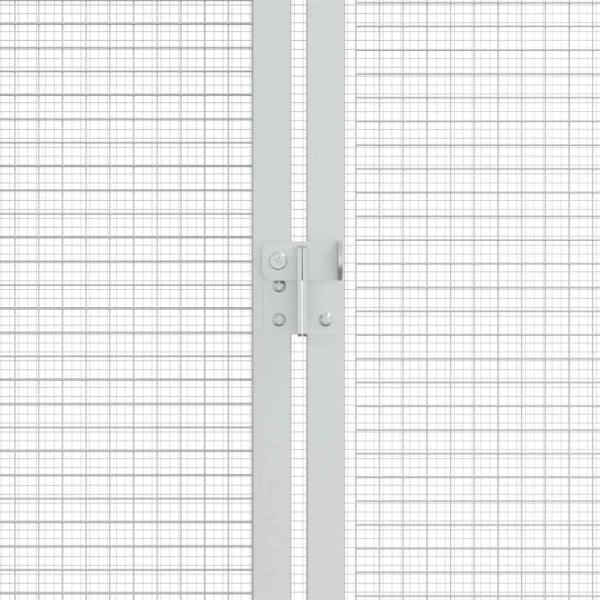Voliere Anthrazit 210x227x247 cm Stahl