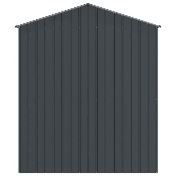 Voliere mit Erweiterung Anthrazit 210x640x247 cm Stahl