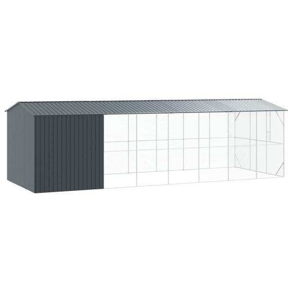 Vogelkäfig Anthrazit 860 x 310 x 247 cm Verzinkter Stahl
