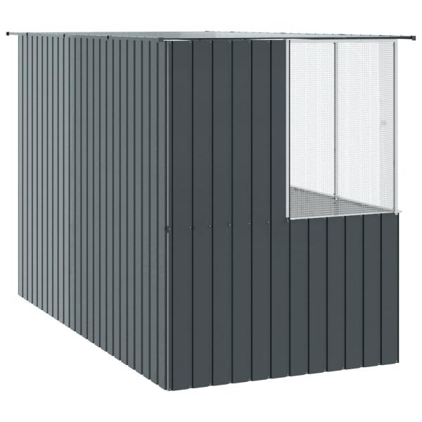 Vogelkäfig Anthrazit 215x78x200 cm Verzinkter Stahl