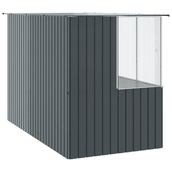 Vogelkäfig Anthrazit 215x78x200 cm Verzinkter Stahl
