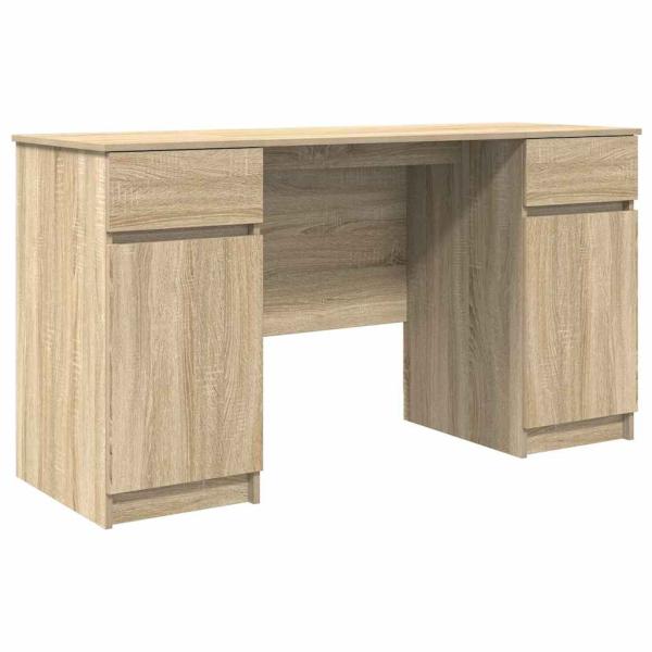 Schreibtisch Sonoma Eiche 140x49x76 cm Holzwerkstoff