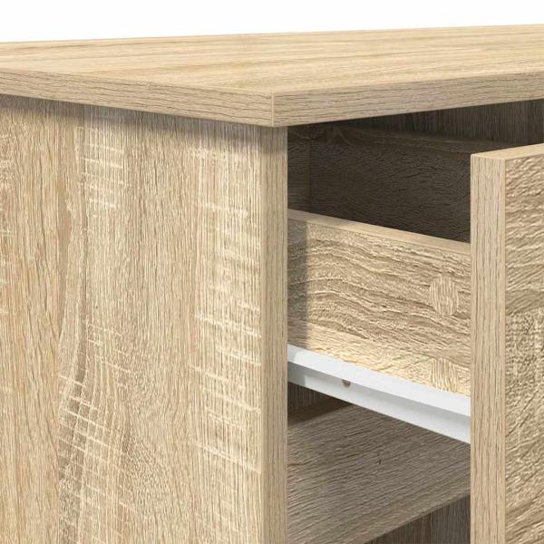 Schreibtisch Sonoma-Eiche 140 x 49 x 76 cm Holzwerkstoff
