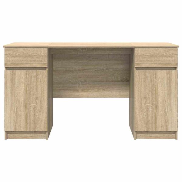 Schreibtisch Sonoma-Eiche 140 x 49 x 76 cm Holzwerkstoff