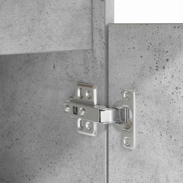 Schreibtisch Betongrau 140x49x76 cm Holzwerkstoff