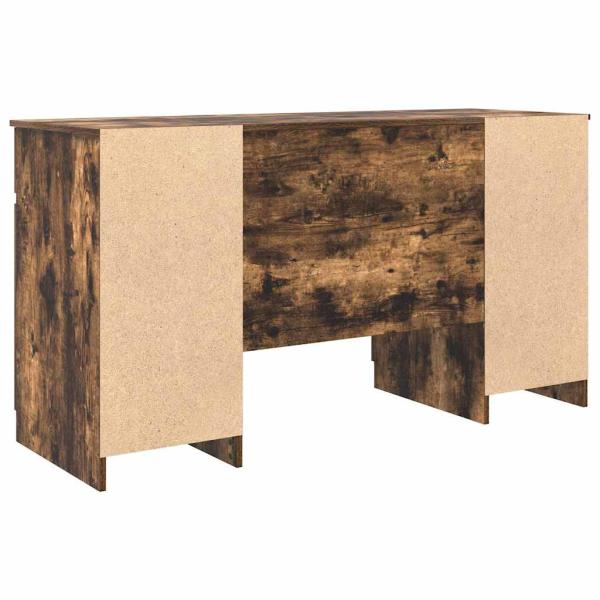 Schreibtisch Räuchereiche 140x49x76 cm Holzwerkstoff