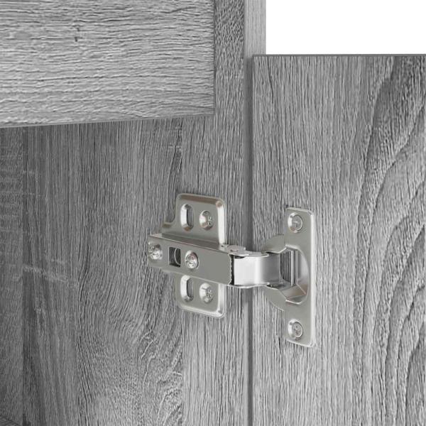Schreibtisch Grau Sonoma 140x49x76 cm Holzwerkstoff