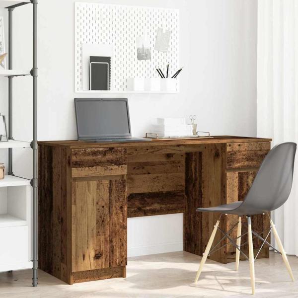 ARDEBO.de - Schreibtisch Altholz 140x49x76 cm Holzwerkstoff