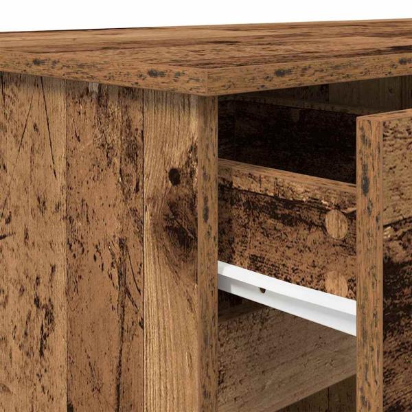 Schreibtisch Altholz 140x49x76 cm Holzwerkstoff