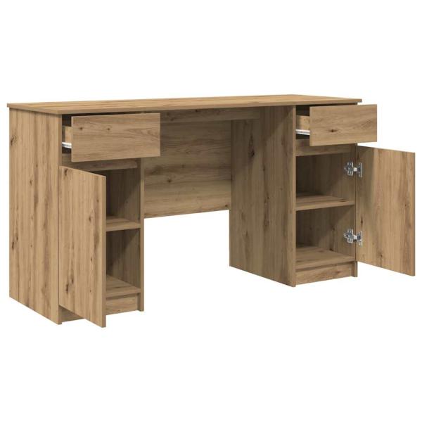 Schreibtisch Artisan Eiche 140x49x76 cm Holzwerkstoff
